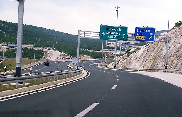 Infrastrukturni objekti na autoceste A1 Šibenik - Ploče